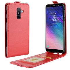 Чехол Deexe Flip Case для Samsung Galaxy A6+ 2018 (A605) - Red
