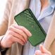 Чехол Deexe Rhombus Wallet для Samsung Galaxy A02s (A025) - Green. Фото 15 из 16