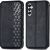 Чехол Deexe Rhombus Wallet для Samsung Galaxy A05s (A057) - Black