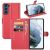 Чехол-книжка Deexe Book Type для Samsung Galaxy S21 FE (G990) - Red