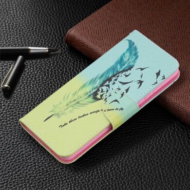 Чехол-книжка Deexe Color Wallet для Samsung Galaxy A52 (A525) / A52s (A528) - Feather