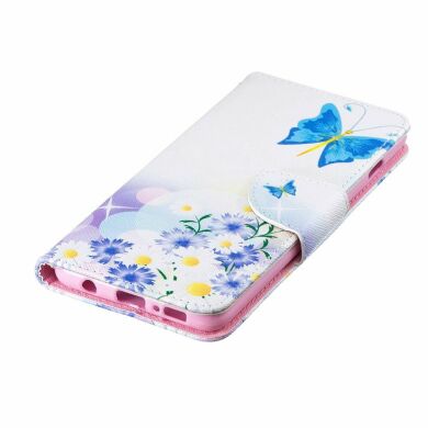 Чехол-книжка Deexe Color Wallet для Samsung Galaxy S10 (G973) - Blue Butterflies