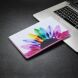 Чехол-книжка Deexe Pattern Style для Samsung Galaxy Tab S7 (T870/875) / S8 (T700/706) - Colorful Flower. Фото 6 из 9