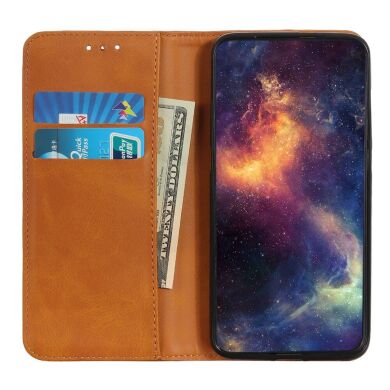 Чехол-книжка Deexe Wallet Case для Samsung Galaxy A02 (A022) - Brown