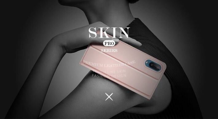 Чехол-книжка DUX DUCIS Skin Pro для Samsung Galaxy A02 (A022) - Gold