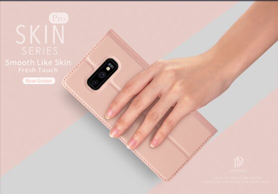 Чехол-книжка DUX DUCIS Skin Pro для Samsung Galaxy S10e - Gold