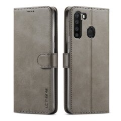 Чехол LC.IMEEKE Wallet Case для Samsung Galaxy A21 (A215) - Grey