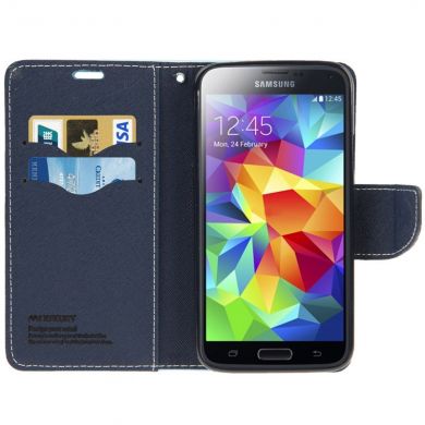 Чехол Mercury Cross Series для Samsung Galaxy S5 (G900) - Light Blue