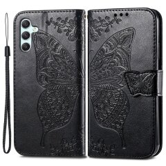 Чохол UniCase Butterfly Pattern для Samsung Galaxy A35 (A356) - Black