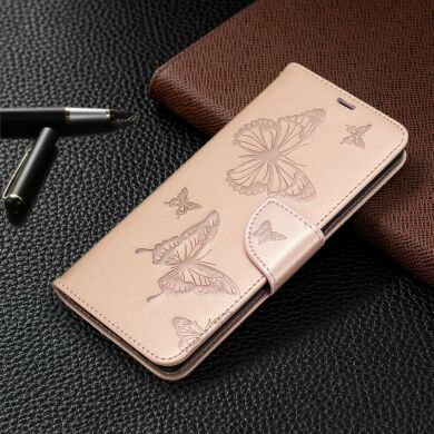 Чехол UniCase Butterfly Pattern для Samsung Galaxy S20 Ultra (G988) - Gold