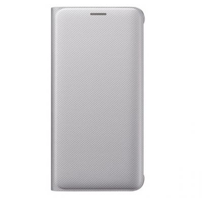 Чехол Flip Wallet для Samsung Galaxy S6 edge+ (EF-WG928PBEGWW) - Silver