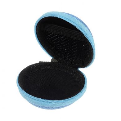 Компактная сумка для наушников Deexe Small Box - Dark Blue