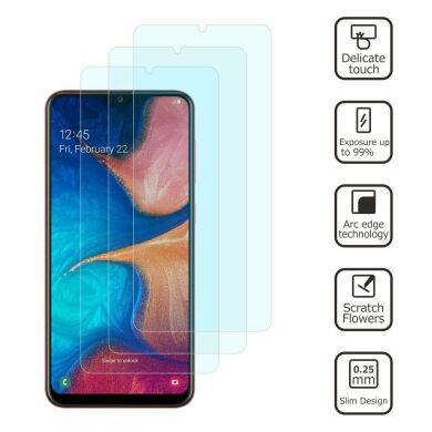 Комплект защитных стекол ITIETIE 2.5D 9H для Samsung Galaxy A20e (A202)
