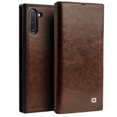Кожаный чехол QIALINO Classic Case для Samsung Galaxy Note 10 (N970) - Brown