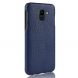 Пластиковый чехол Deexe Croco Style для Samsung Galaxy J6 2018 (J600) - Blue. Фото 3 из 6