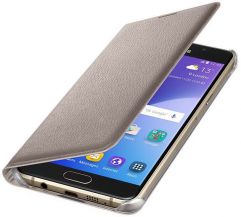 Чехол Flip Wallet для Samsung Galaxy A5 (2016) EF-WA510PFEGRU - Gold