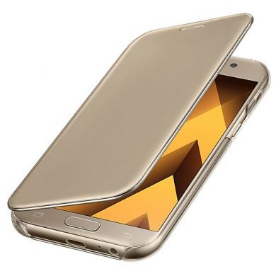 Чехол-книжка Clear View Cover для Samsung Galaxy A5 2017 (A520) EF-ZA520CFEGRU - Gold