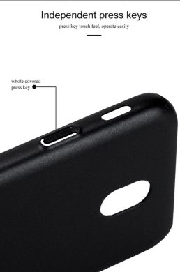 Пластиковый чехол LENUO Silky Touch для Samsung Galaxy J7 2017 (J730) - Black