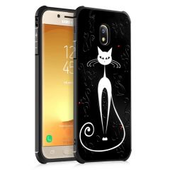 Защитный чехол UniCase Black Style для Samsung Galaxy J7 (2017) - Cat Pattern