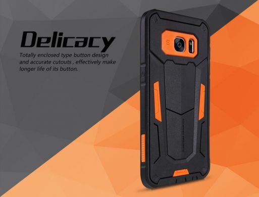 Защитная накладка NILLKIN Defender II для Samsung Galaxy S7 edge (G935) - Red