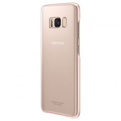 Пластиковый чехол Clear Cover для Samsung Galaxy S8 (G950) EF-QG950CPEGRU - Pink