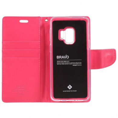Чехол-книжка MERCURY Bravo Diary для Samsung Galaxy S9 (G960) - Magenta