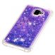 Силиконовый (TPU) чехол Deexe Liquid Glitter для Samsung Galaxy J6+ (J610) - Dark Purple. Фото 4 из 7