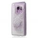 Силиконовый (TPU) чехол Deexe Liquid Glitter для Samsung Galaxy S9 (G960) - Dandelion. Фото 2 из 4