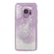 Силиконовый (TPU) чехол Deexe Liquid Glitter для Samsung Galaxy S9 (G960) - Dandelion. Фото 1 из 4