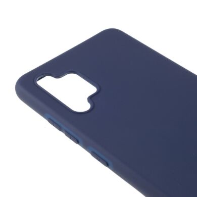 Силиконовый (TPU) чехол Deexe Matte Case для Samsung Galaxy A32 (А325) - Dark Blue
