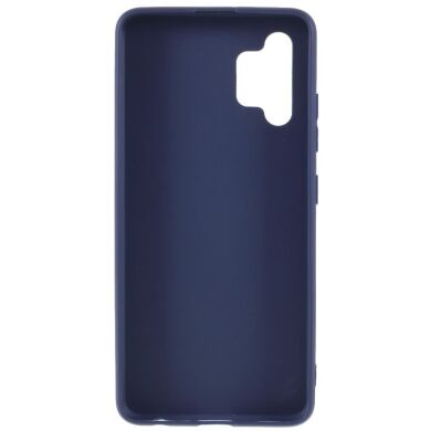 Силиконовый (TPU) чехол Deexe Matte Case для Samsung Galaxy A32 (А325) - Dark Blue