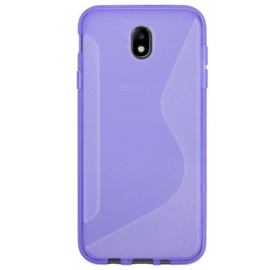 Силиконовый (TPU) чехол Deexe S Line для Samsung Galaxy J5 2017 (J530) - Purple