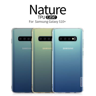 Силиконовый (TPU) чехол NILLKIN Nature для Samsung Galaxy S10 Plus - White