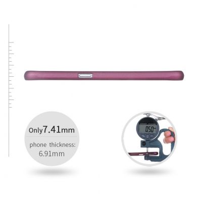 Силиконовый (TPU) чехол X-LEVEL Matte для Samsung Galaxy S6 (G920) - Wine Red