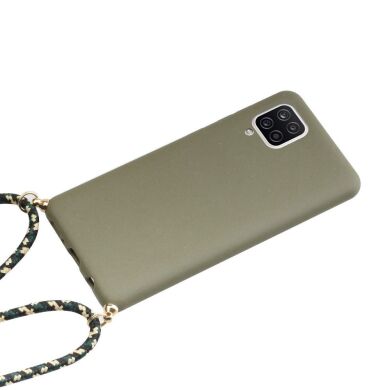 Защитный чехол Deexe Astra Case для Samsung Galaxy A12 (A125) / A12 Nacho (A127) / M12 (M127) - Army Green