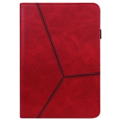 Защитный чехол Deexe Business Cover для Samsung Galaxy Tab A8 10.5 (X200/205) - Red