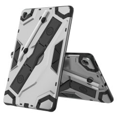 Защитный чехол Deexe Defender Case для Samsung Galaxy Tab S6 lite / S6 Lite (2022/2024) - Silver