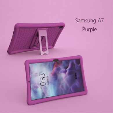 Защитный чехол Deexe Defender Stand для Samsung Galaxy Tab A7 10.4 (2020) - Purple