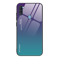 Защитный чехол Deexe Gradient Color для Samsung Galaxy A11 (A115) - Purple / Blue