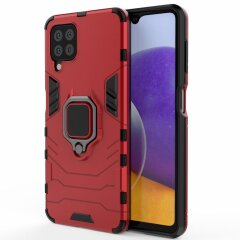 Защитный чехол Deexe Hybrid Case для Samsung Galaxy M32 (M325) - Red
