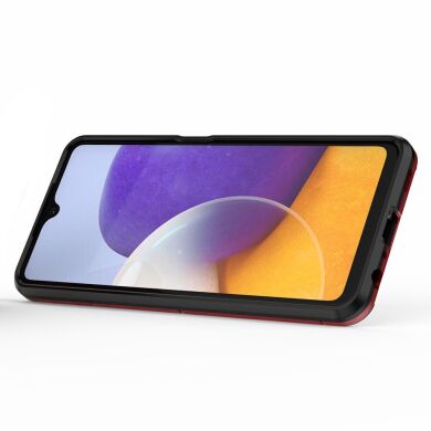 Защитный чехол Deexe Hybrid Case для Samsung Galaxy M32 (M325) - Red