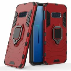 Защитный чехол Deexe Hybrid Case для Samsung Galaxy S10e (G970) - Red