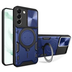 Захисний чохол Deexe Magnetic Space для Samsung Galaxy S22 (S901) - Blue