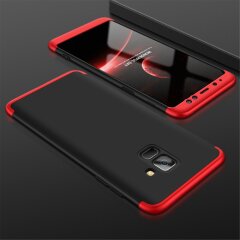 Защитный чехол GKK Double Dip Case для Samsung Galaxy A8 (A530) - Black / Red