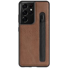 Захисний чохол NILLKIN Aoge Leather Case для Samsung Galaxy S21 Ultra (G998) - Brown