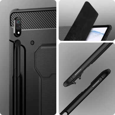 Защитный чехол Spigen (SGP) Rugged Armor Pro для Samsung Galaxy Tab S7 Plus (T970/975) / S8 Plus (T800/806) - Black