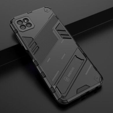 Защитный чехол Deexe Bibercas для Samsung Galaxy A22 5G (A226) - Black