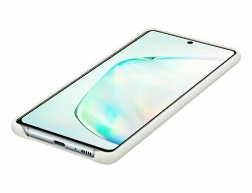 Чехол Silicone Cover для Samsung Galaxy S10 Lite (G770) EF-PG770TWEGRU - White