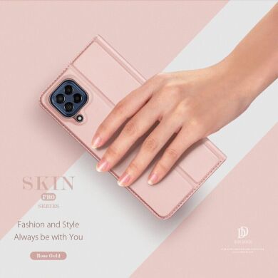 Чехол-книжка DUX DUCIS Skin Pro для Samsung Galaxy M33 (M336) - Rose Gold