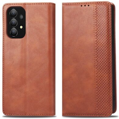 Чехол Deexe Retro Style для Samsung Galaxy A53 (A536) - Brown